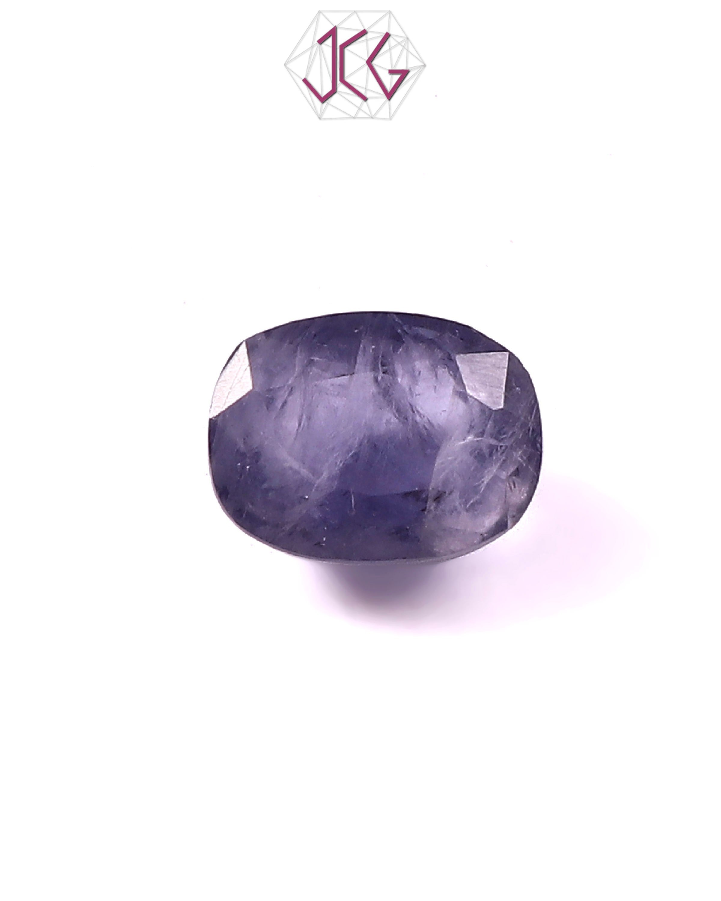 Natural Iolite (Substitute of Neelam) Stone 4.80 Carat / 5.25 Ratti (With Certificate)