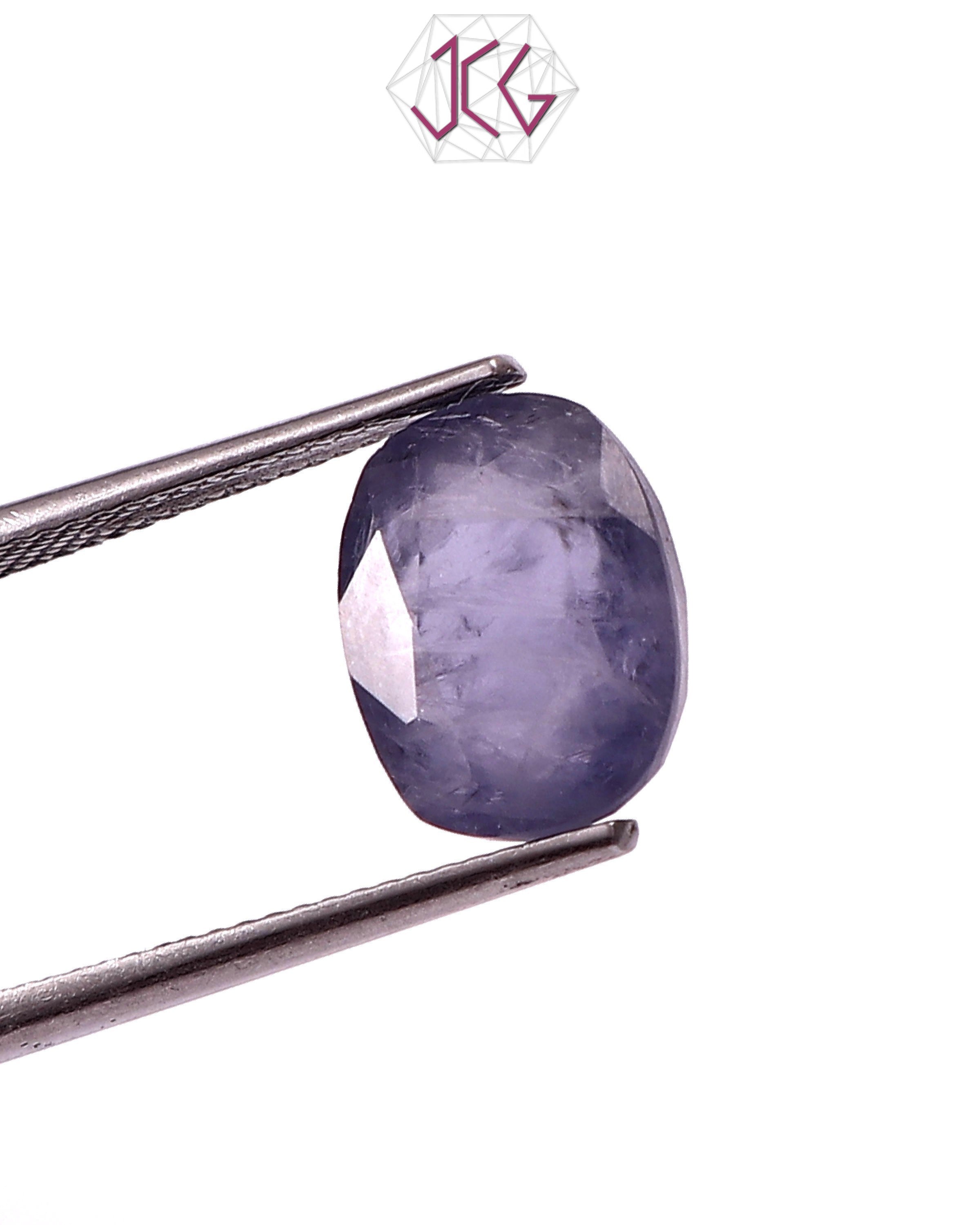 Natural Iolite (Substitute of Neelam) Stone 4.80 Carat / 5.25 Ratti (With Certificate)