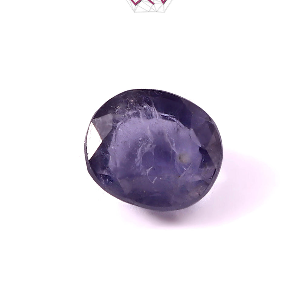 Natural Iolite (Substitute of Neelam) Stone 5.40 Carat / 6.00 Ratti (With Certificate)