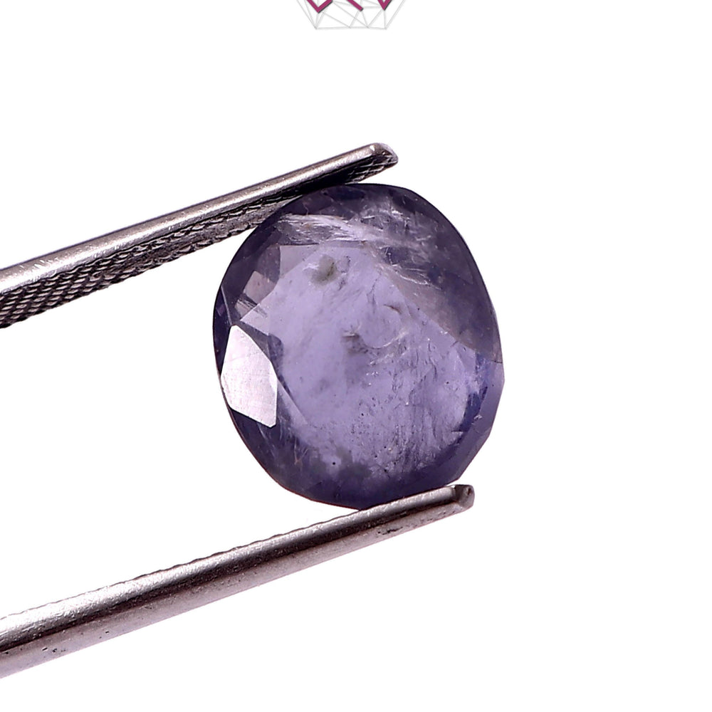 Natural Iolite (Substitute of Neelam) Stone 5.40 Carat / 6.00 Ratti (With Certificate)