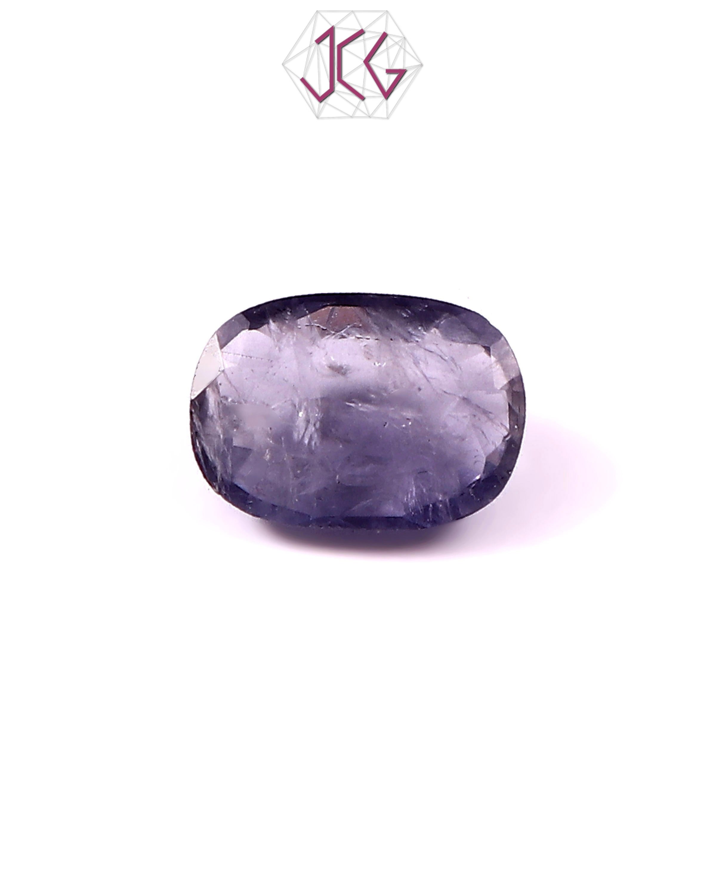 Natural Iolite (Substitute of Neelam) Stone 4.40 Carat / 5.00 Ratti (With Certificate)