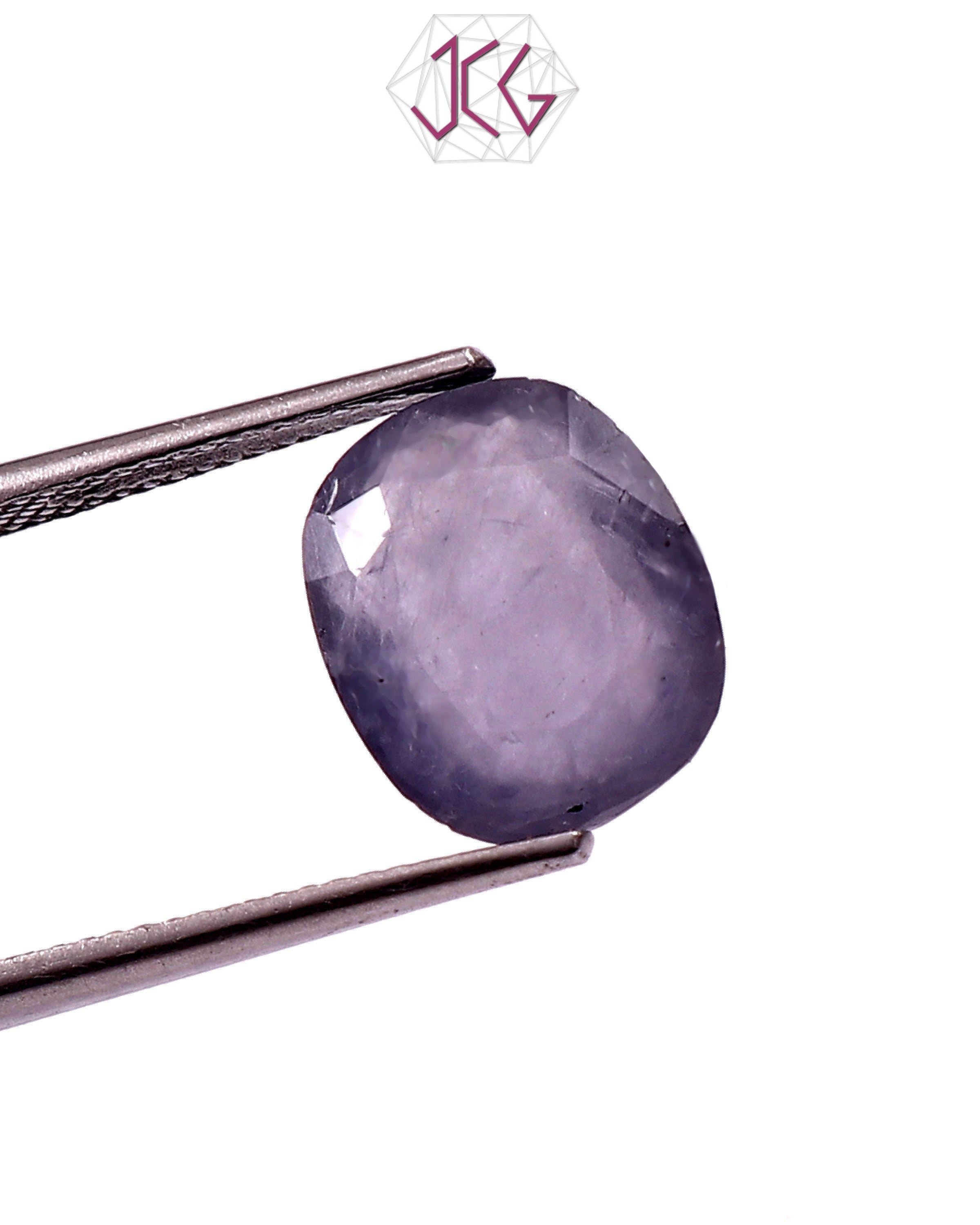 Natural Iolite (Substitute of Neelam) Stone 4.10 Carat / 4.45 Ratti (With Certificate)