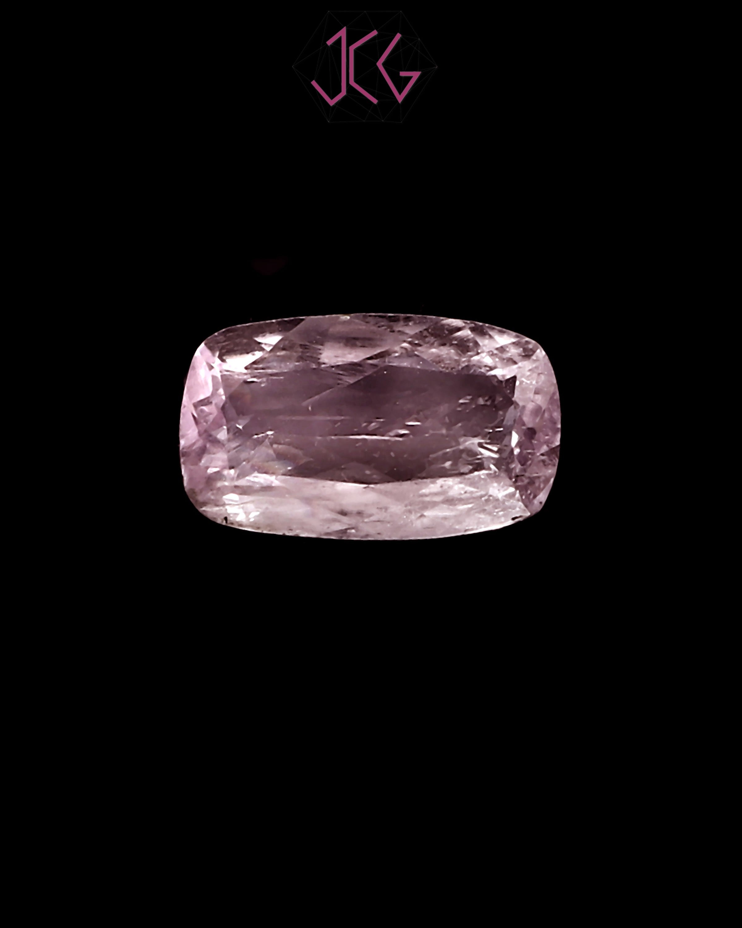 Natural Kunzite Stone 4.45 Carat (With Certificate)