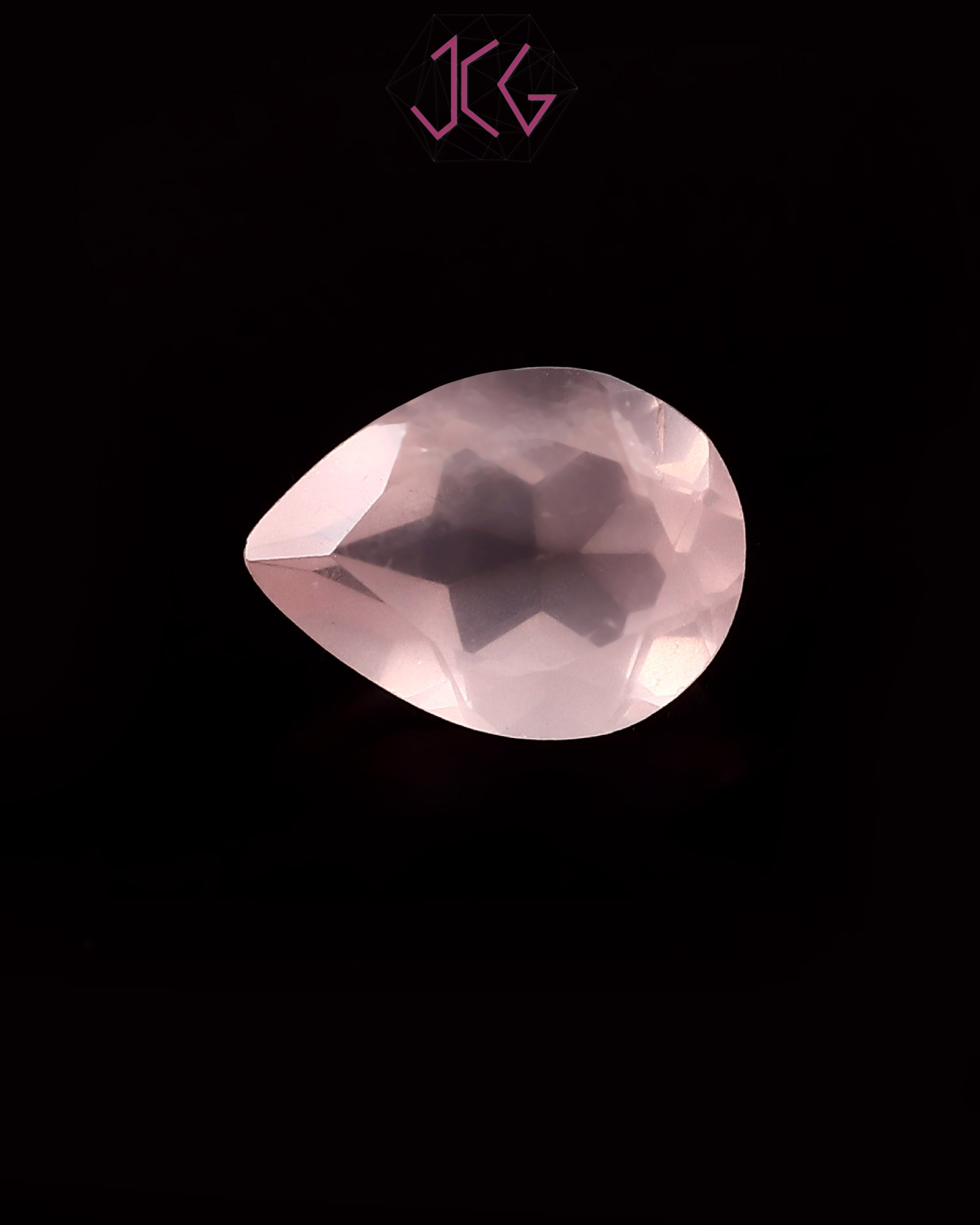 Natural Rose Quartz Stone 8.70 Carat (With Certificate)