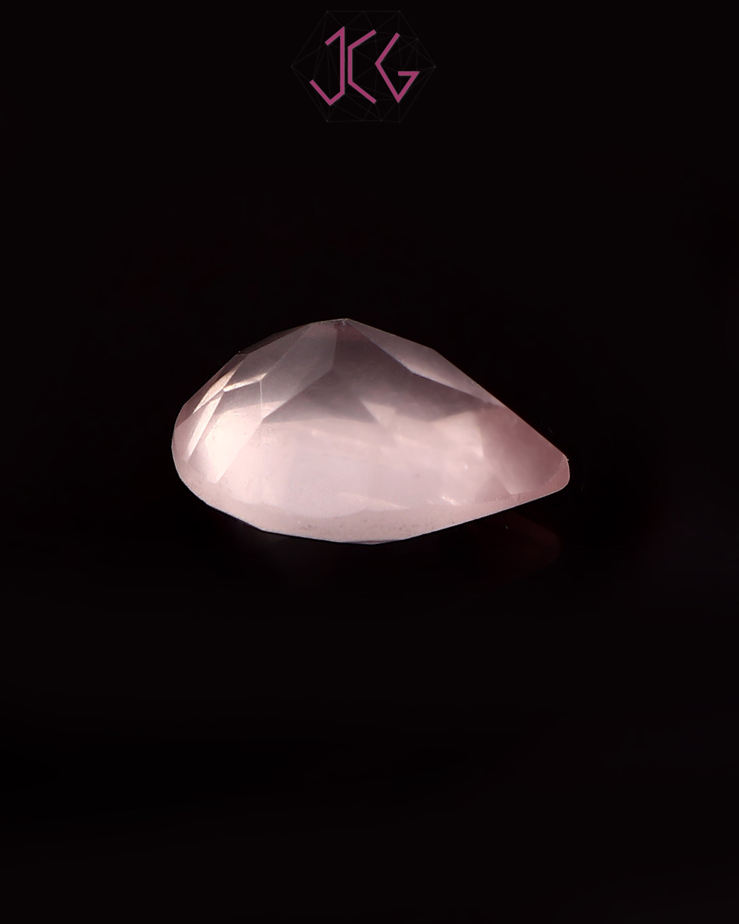 Natural Rose Quartz Stone 8.70 Carat (With Certificate)