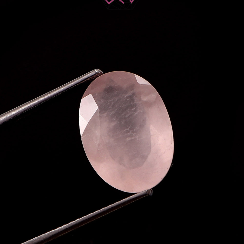 Natural Rose Quartz Stone 4.40 Carat (With Certificate)