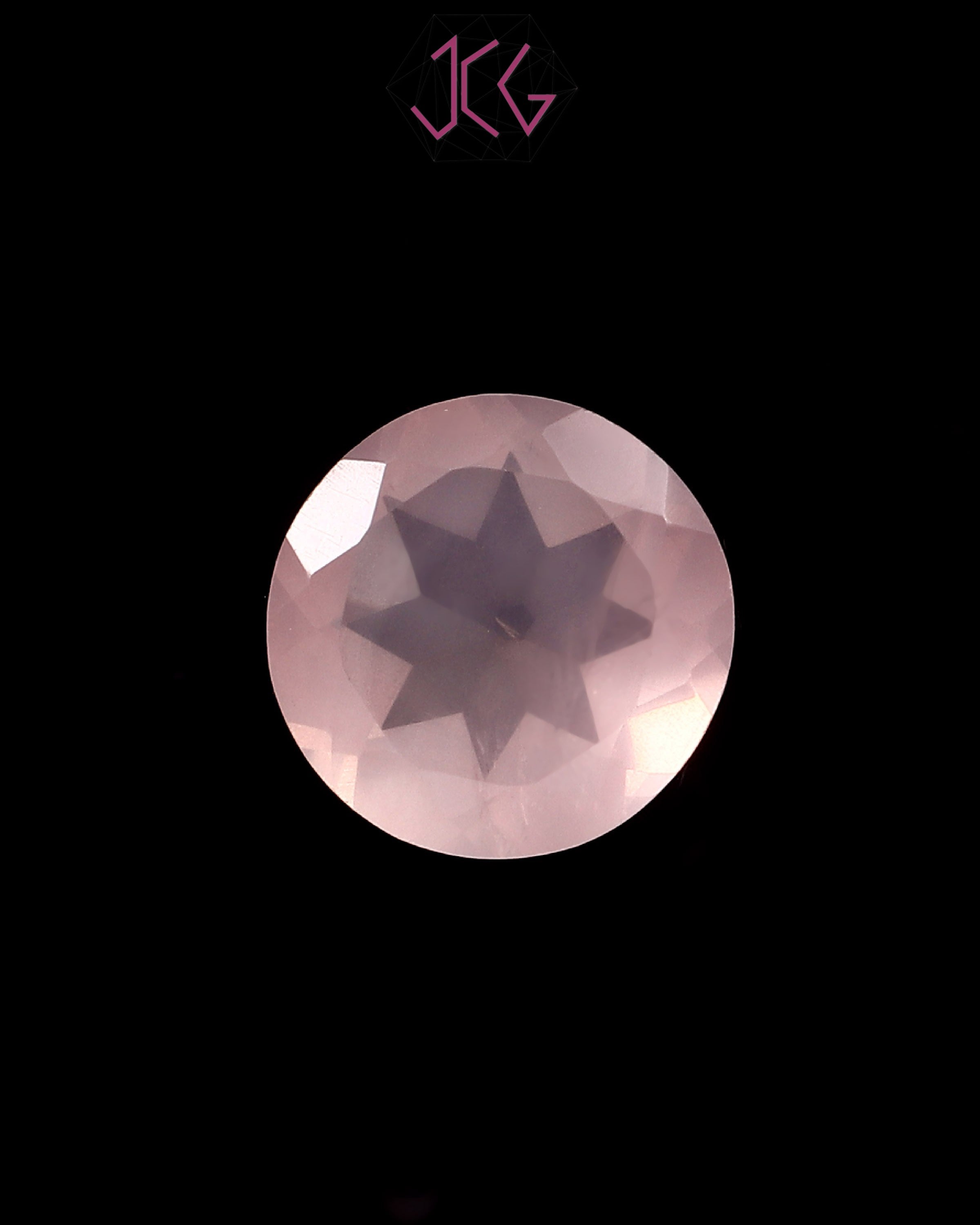 Natural Rose Quartz Stone 8.40 Carat (With Certificate)