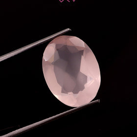 Natural Rose Quartz Stone 7.25 Carat (With Certificate)