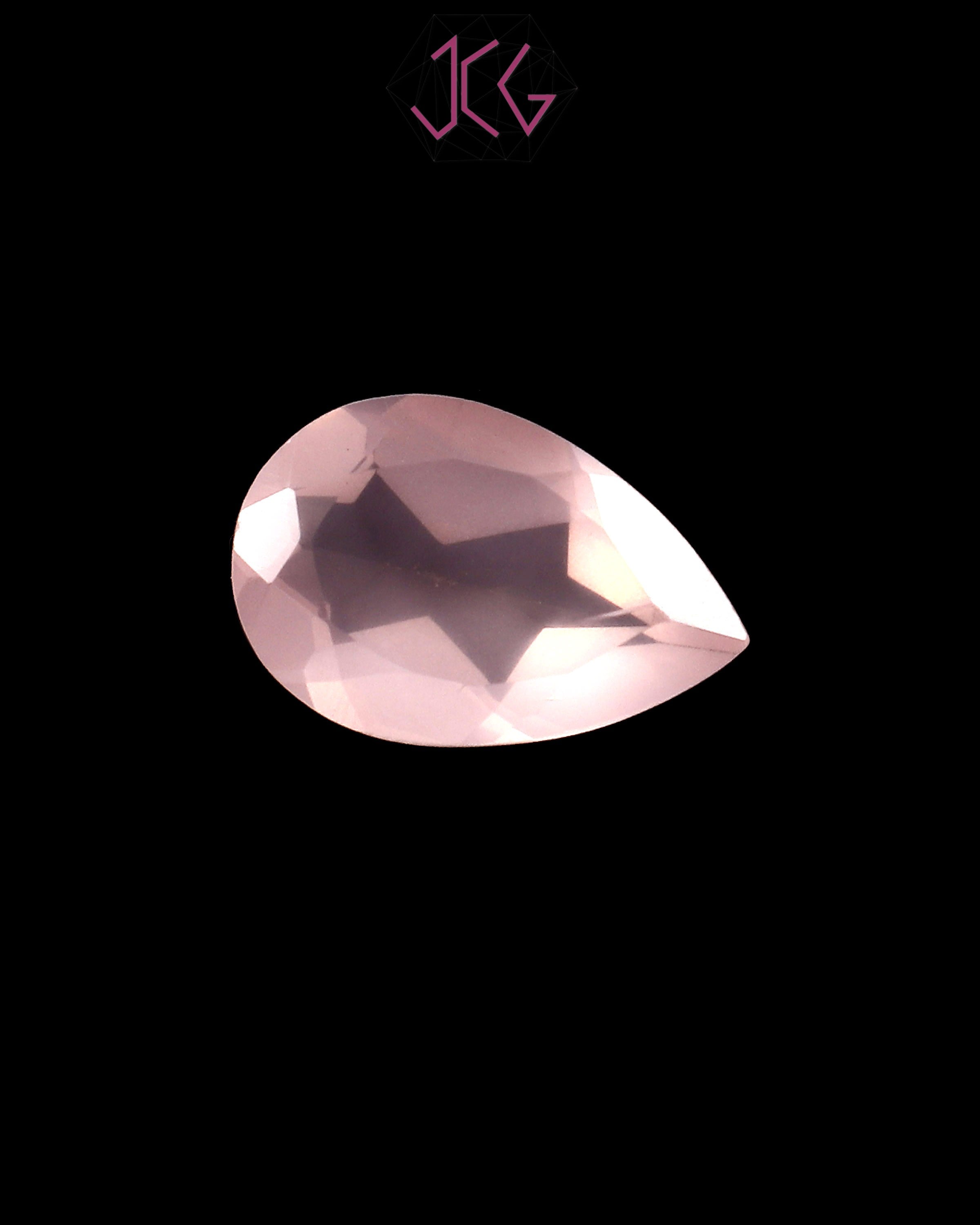 Natural Rose Quartz Stone 6.60 Carat (With Certificate)