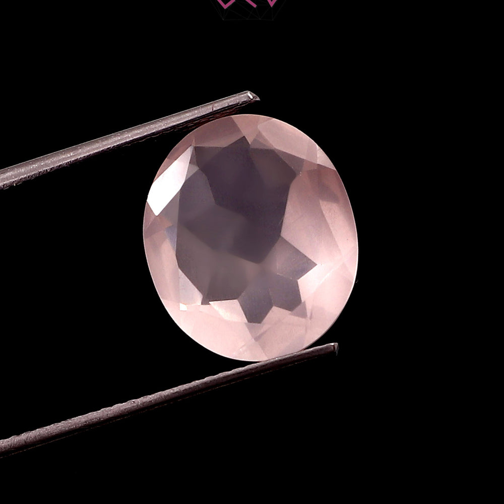 Natural Rose Quartz Stone 5.80 Carat (With Certificate)