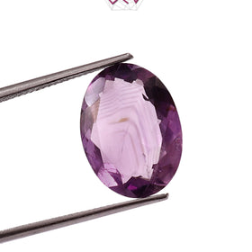 Natural Amethyst Stone 6.70 Carat (With Certificate)