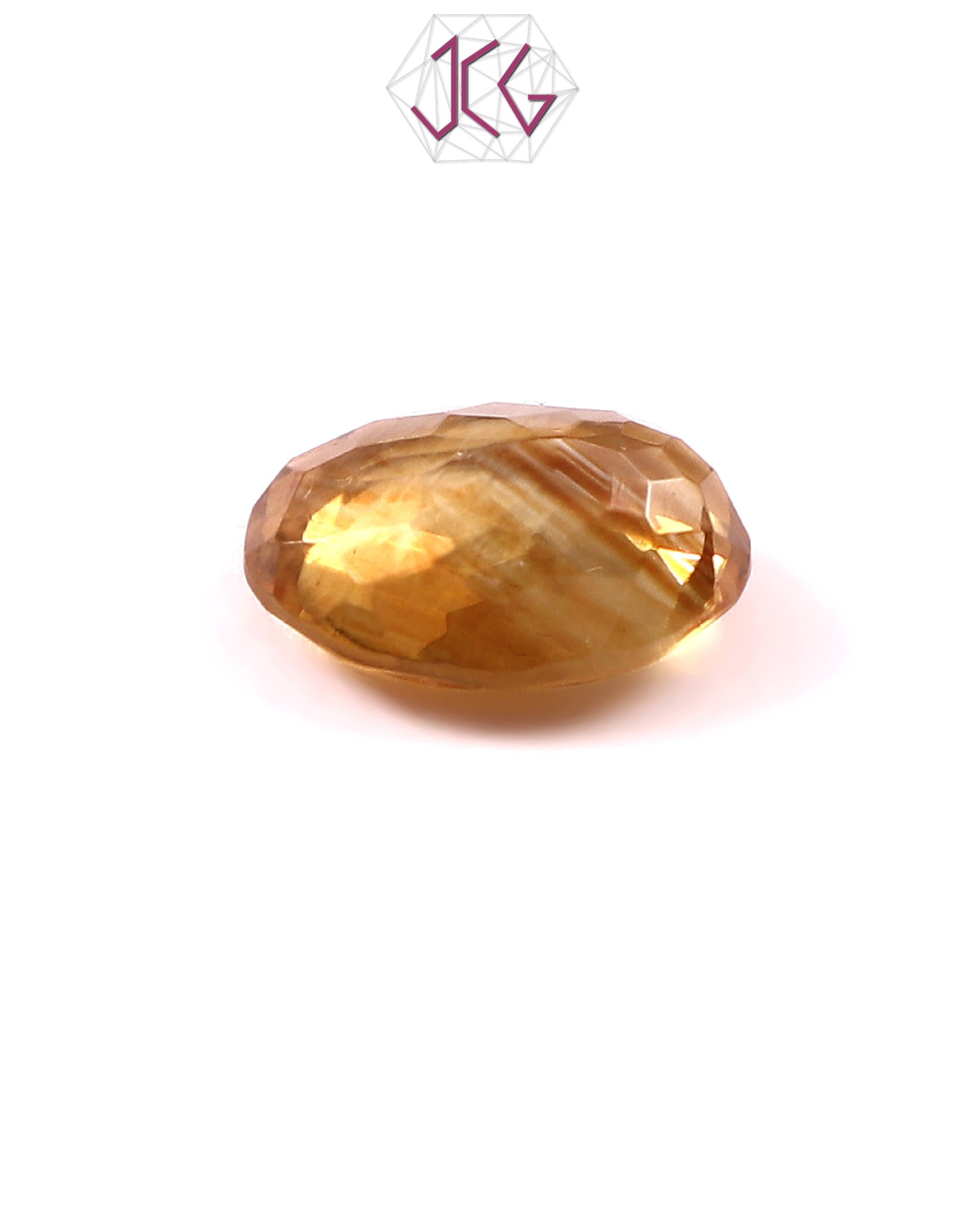 Natural Citrine (Yellow Topaz) Stone 5.60 Carat (With Certificate)