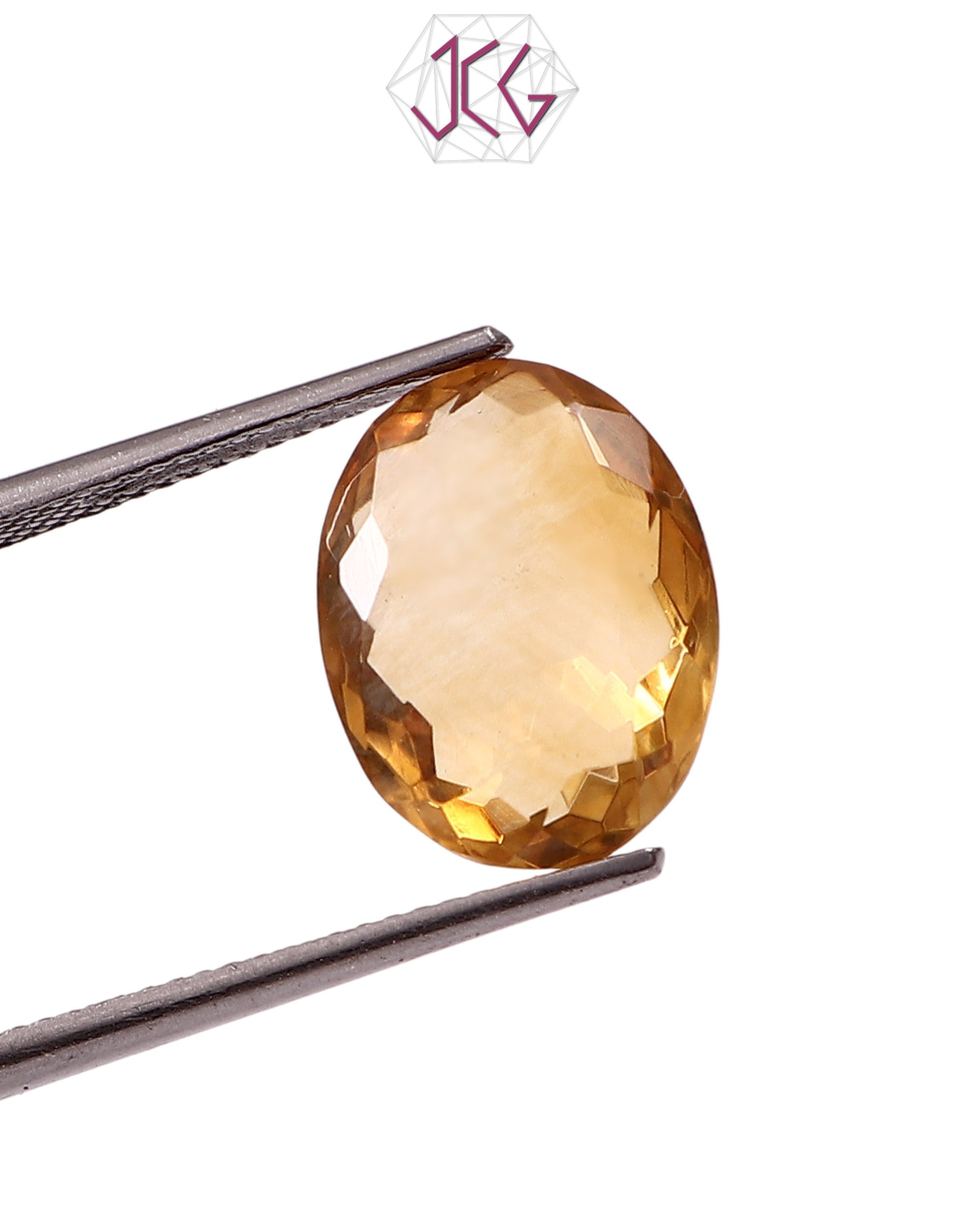 Natural Citrine (Yellow Topaz) Stone 5.60 Carat (With Certificate)