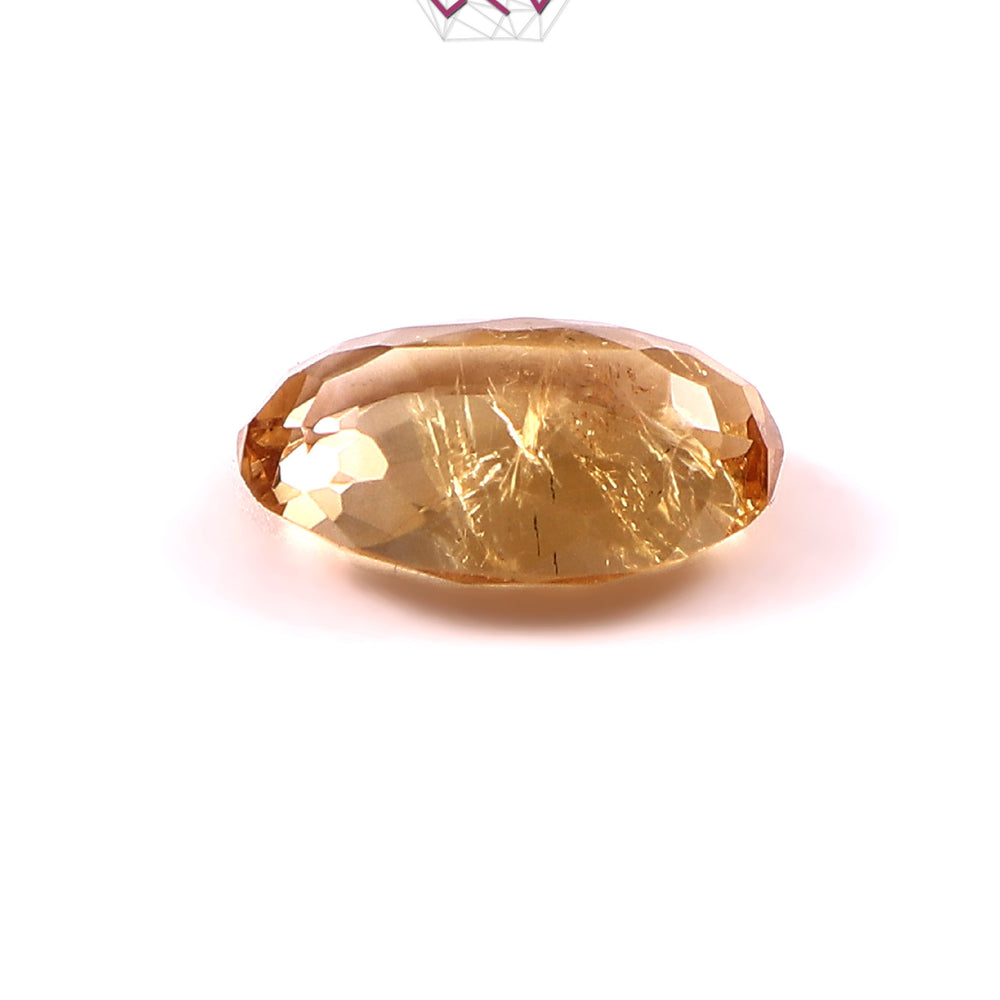 Natural Citrine (Yellow Topaz) Stone 5.05 Carat (With Certificate)