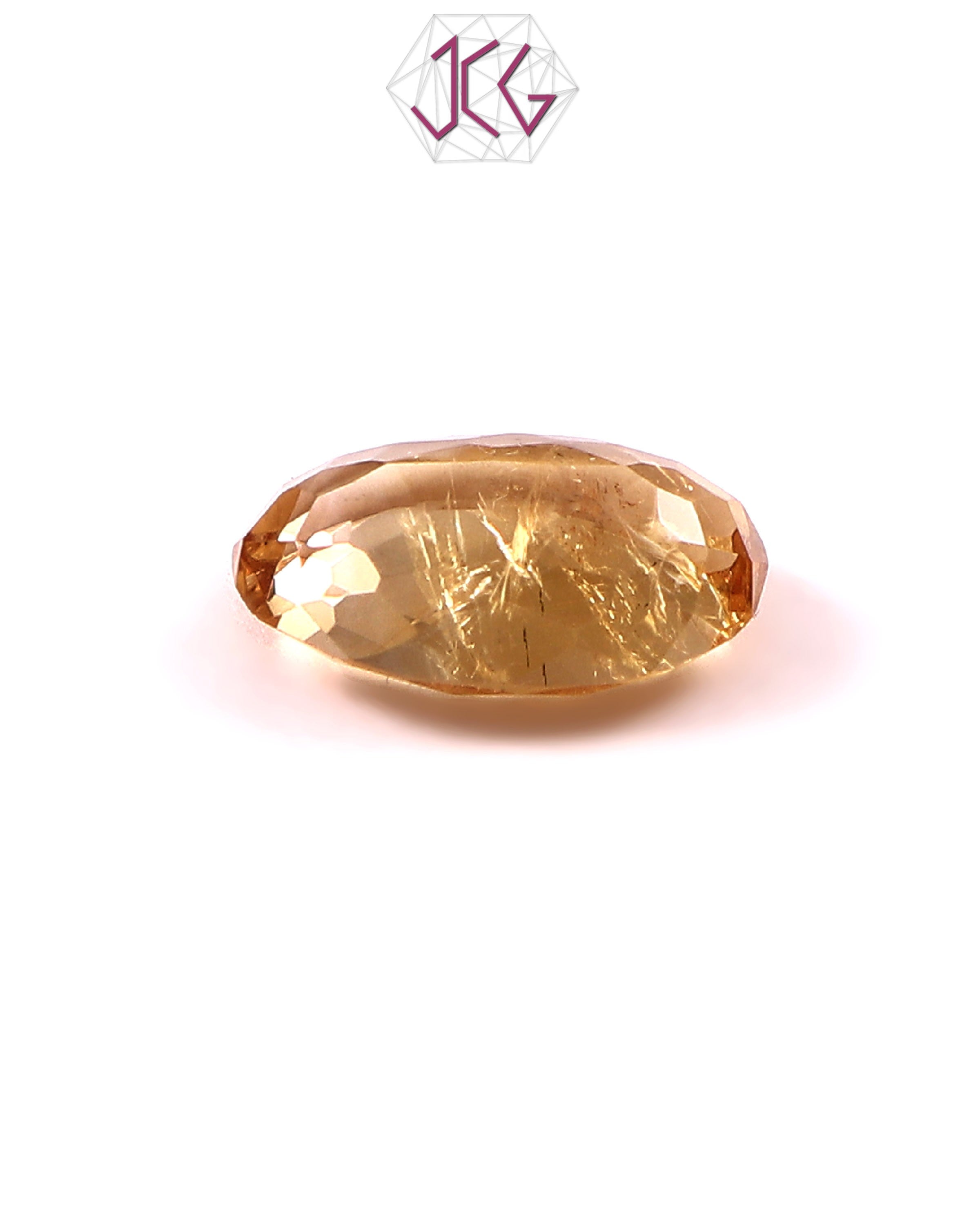 Natural Citrine (Yellow Topaz) Stone 5.05 Carat (With Certificate)