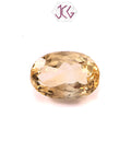 Natural Citrine (Yellow Topaz) Stone 6.45 Carat (With Certificate)