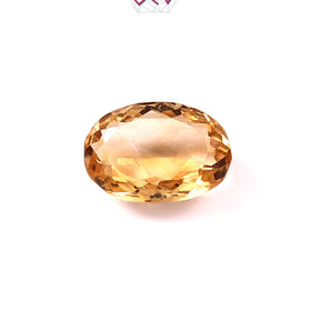Natural Citrine (Yellow Topaz) Stone 5.40 Carat (With Certificate)