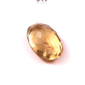 Natural Citrine (Yellow Topaz) Stone 5.40 Carat (With Certificate)