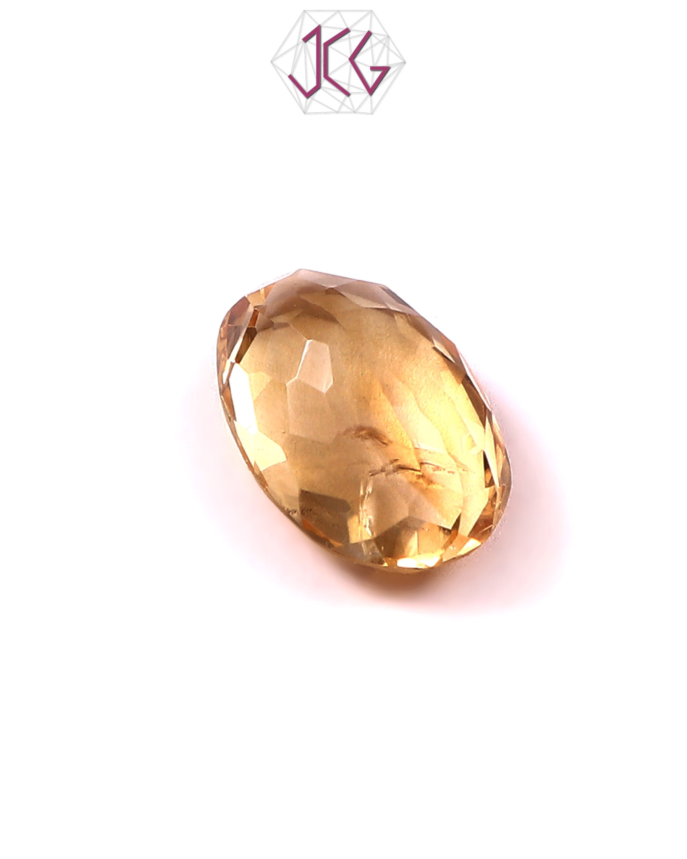 Natural Citrine (Yellow Topaz) Stone 5.40 Carat (With Certificate)