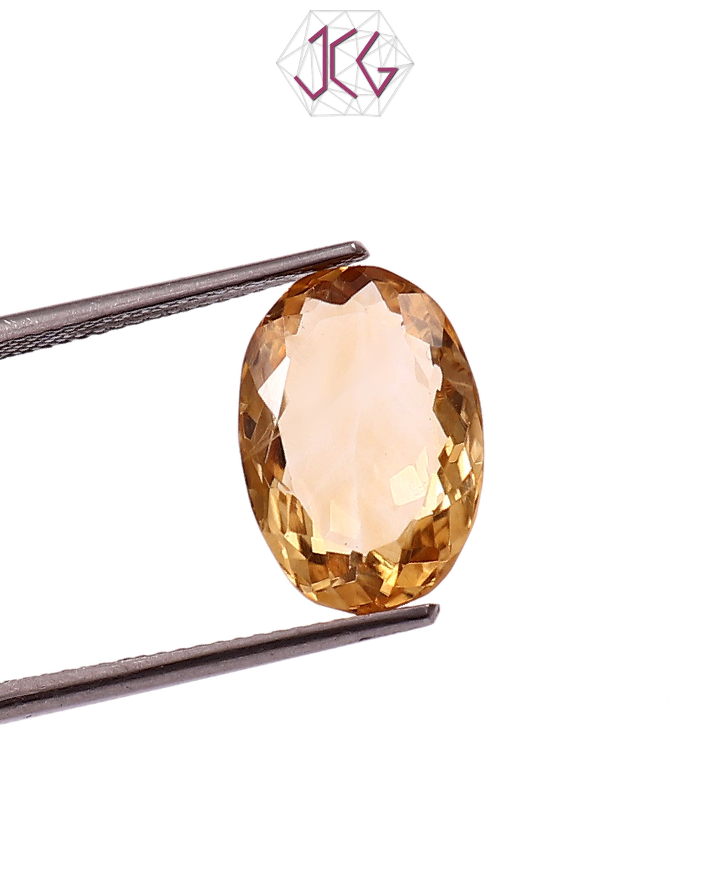 Natural Citrine (Yellow Topaz) Stone 5.40 Carat (With Certificate)