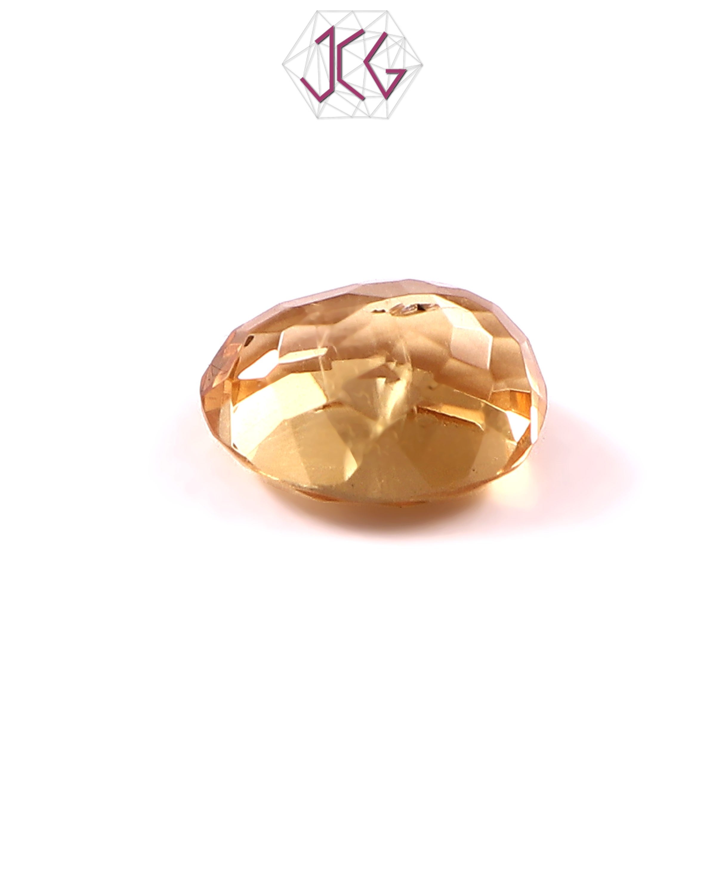 Natural Citrine (Yellow Topaz) Stone 5.60 Carat (With Certificate)
