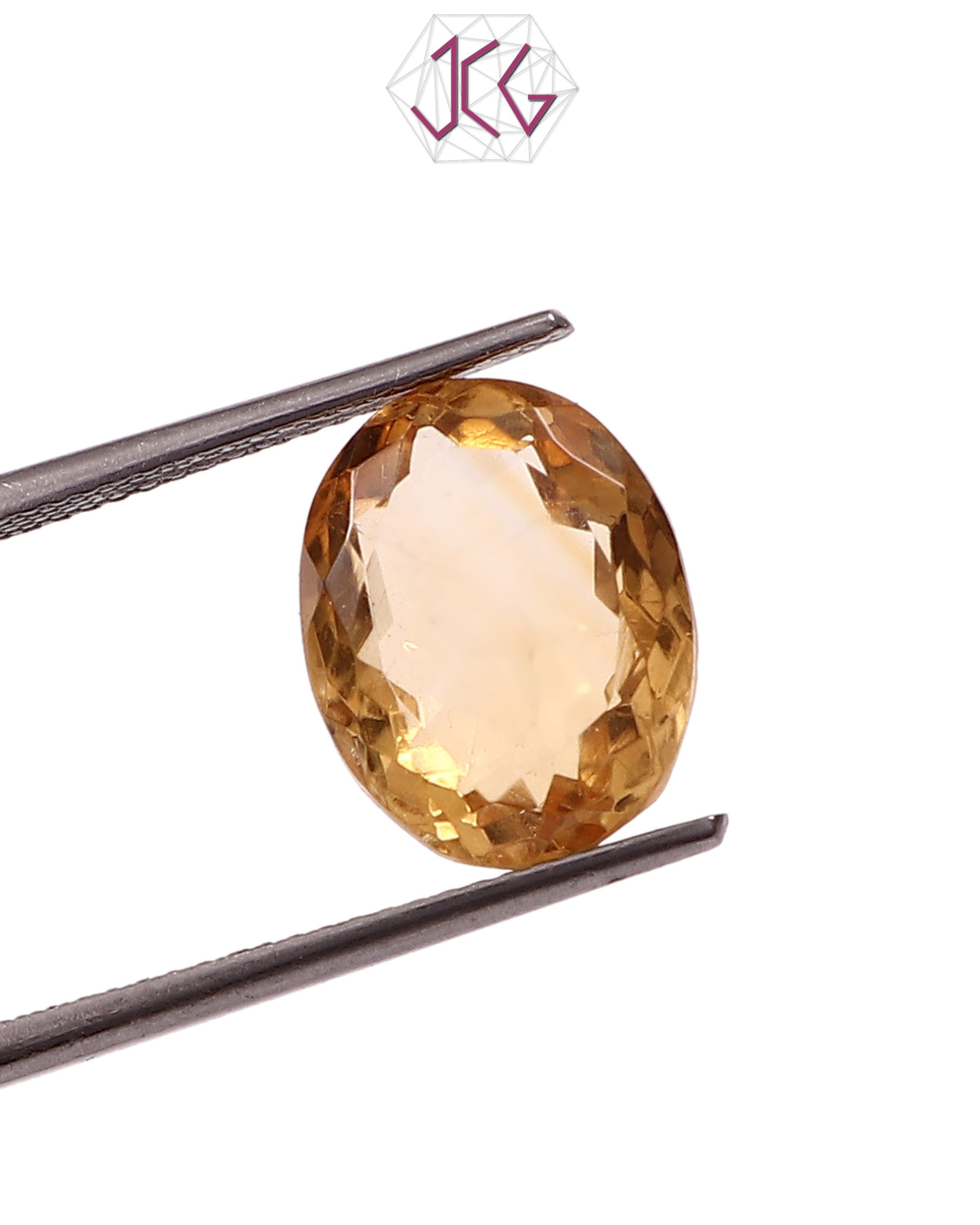 Natural Citrine (Yellow Topaz) Stone 5.60 Carat (With Certificate)