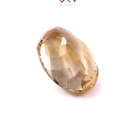 Natural Citrine (Yellow Topaz) Stone 6.65 Carat (With Certificate)