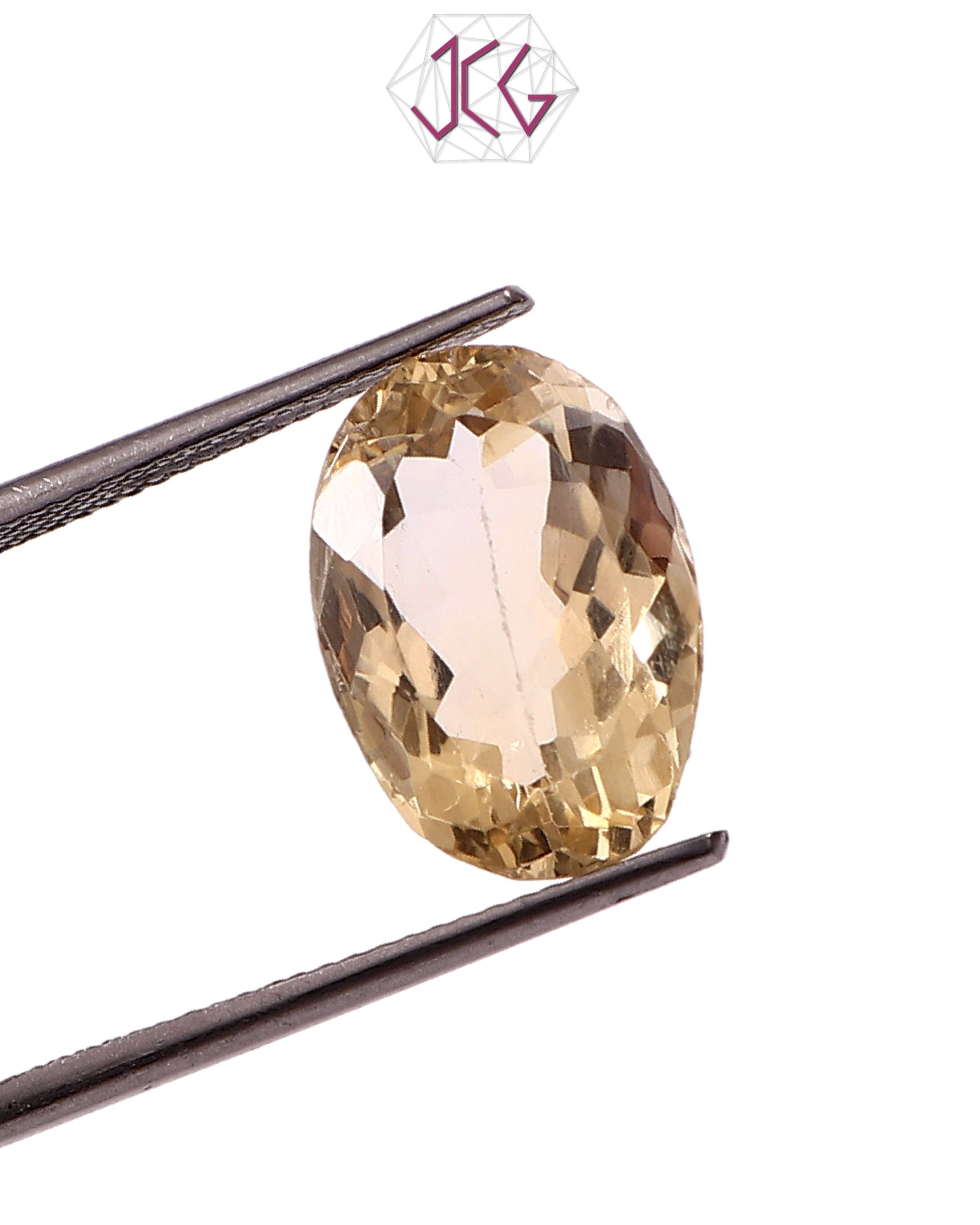 Natural Citrine (Yellow Topaz) Stone 6.65 Carat (With Certificate)