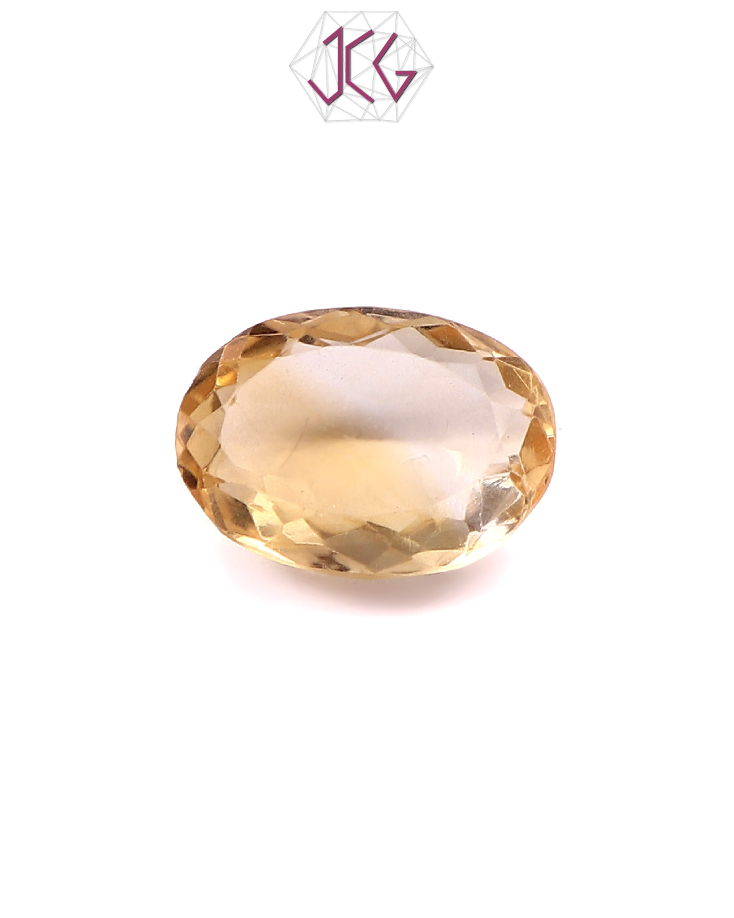 Natural Citrine (Yellow Topaz) Stone 5.85 Carat (With Certificate)