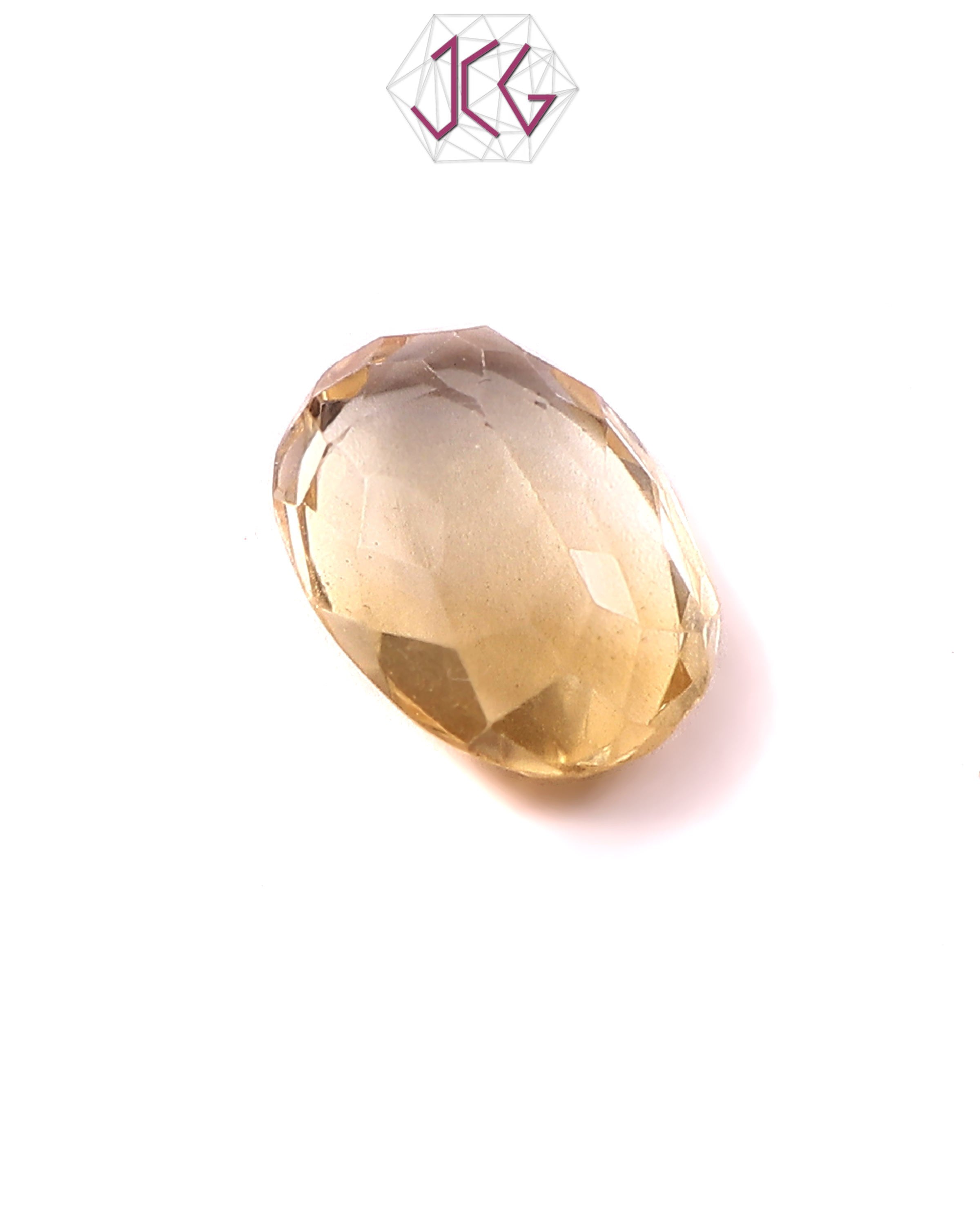 Natural Citrine (Yellow Topaz) Stone 5.85 Carat (With Certificate)