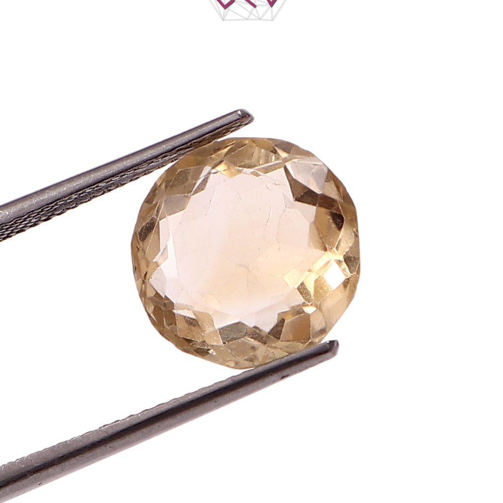 Natural Citrine (Yellow Topaz) Stone 6.00 Carat (With Certificate)