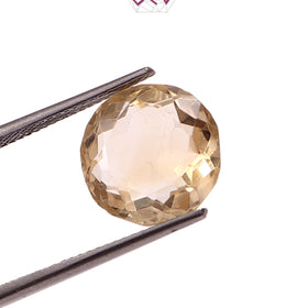 Natural Citrine (Yellow Topaz) Stone 6.00 Carat (With Certificate)