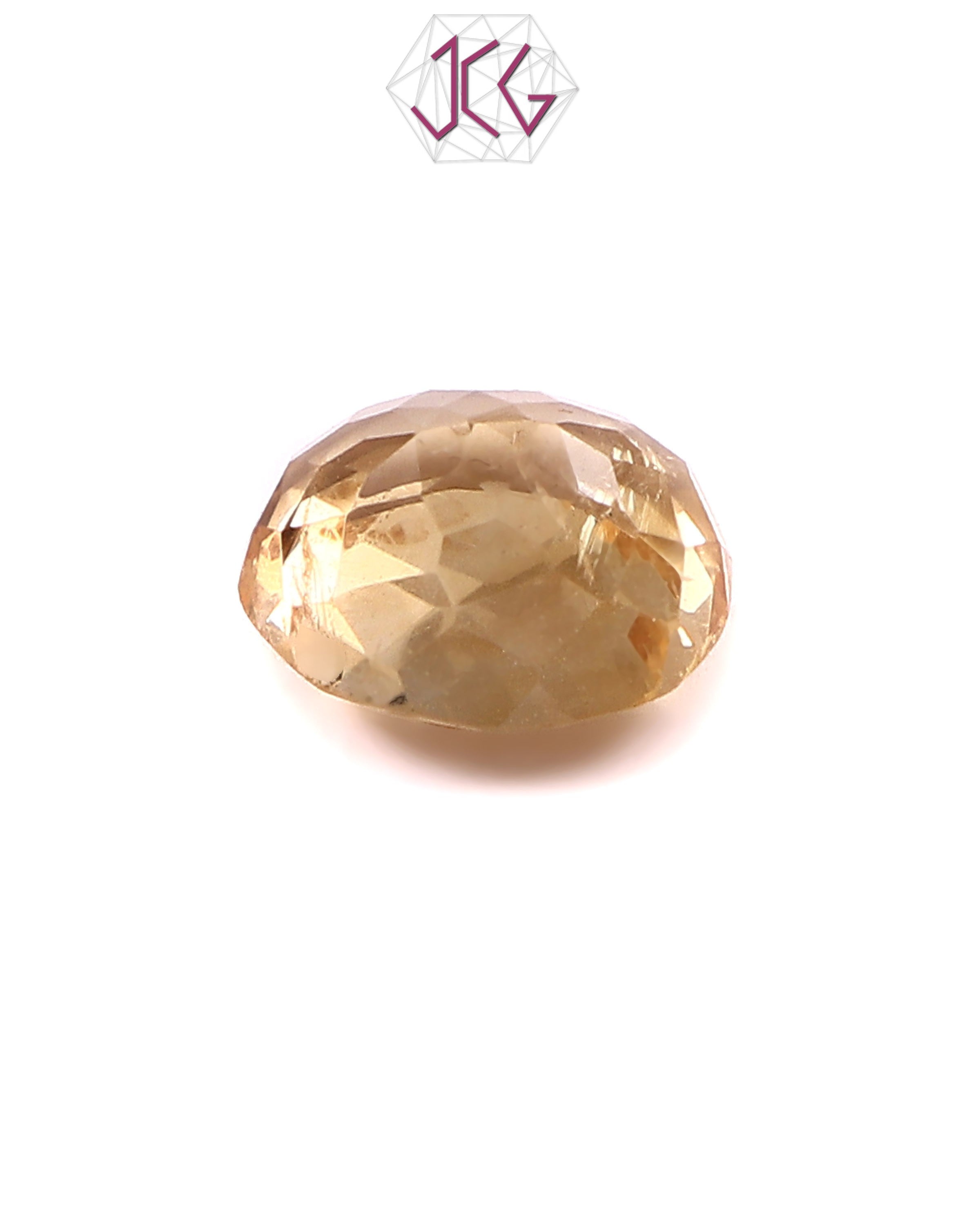 Natural Citrine (Yellow Topaz) Stone 5.45 Carat (With Certificate)