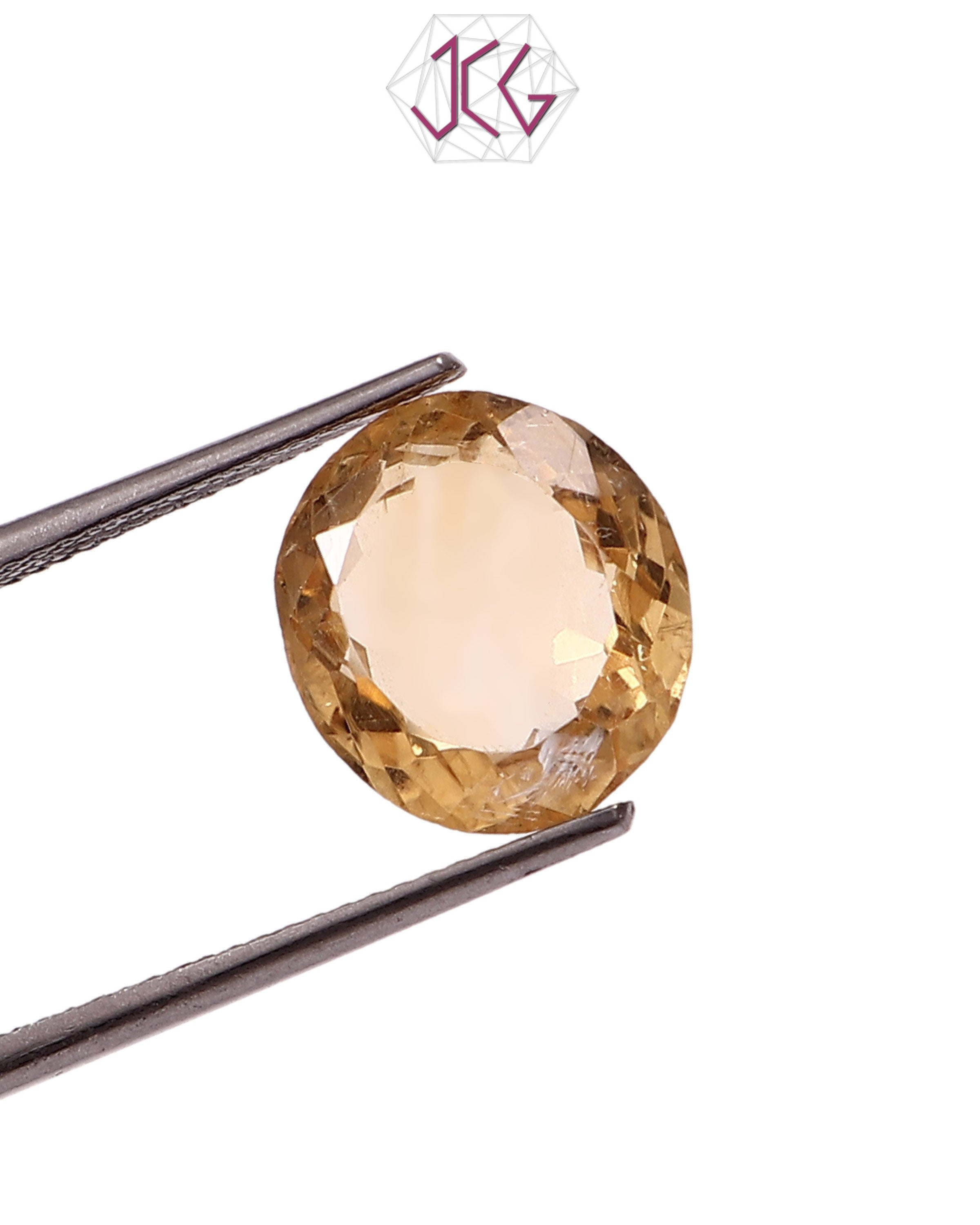Natural Citrine (Yellow Topaz) Stone 5.45 Carat (With Certificate)