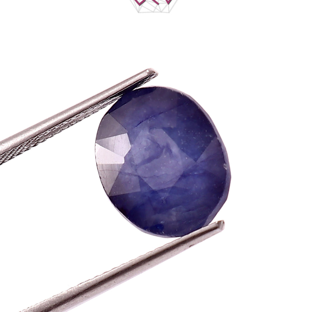 Natural Bangkok Blue Sapphire (Neelam) Stone 9.35 Carat / 10.25 Ratti (With Certificate)