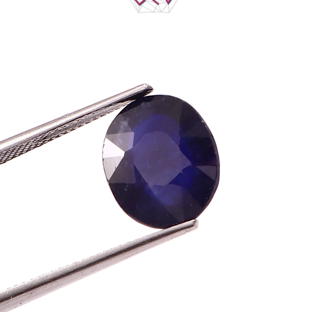 Natural Bangkok Blue Sapphire (Neelam) Stone 6.55 Carat / 7.20 Ratti (With Certificate)
