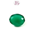 Natural Green Onyx Gemstone 6.69 Carat / 7.43 Ratti (With Certificate)