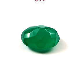 Natural Green Onyx Gemstone 6.69 Carat / 7.43 Ratti (With Certificate)
