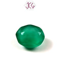 Natural Green Onyx Gemstone 6.58 Carat / 7.30 Ratti (With Certificate)