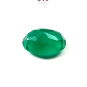Natural Green Onyx Gemstone 5.04 Carat / 5.59 Ratti (With Certificate)