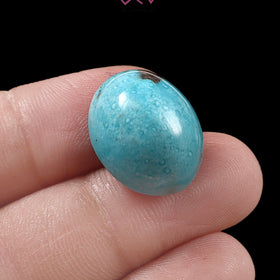 Natural Irani Turquoise (Nishapuri) Stone 19.10 Carat / 21.20 Ratti (With Certificate)
