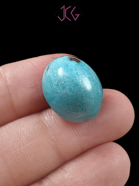 Natural Irani Turquoise (Nishapuri) Stone 19.10 Carat / 21.20 Ratti (With Certificate)