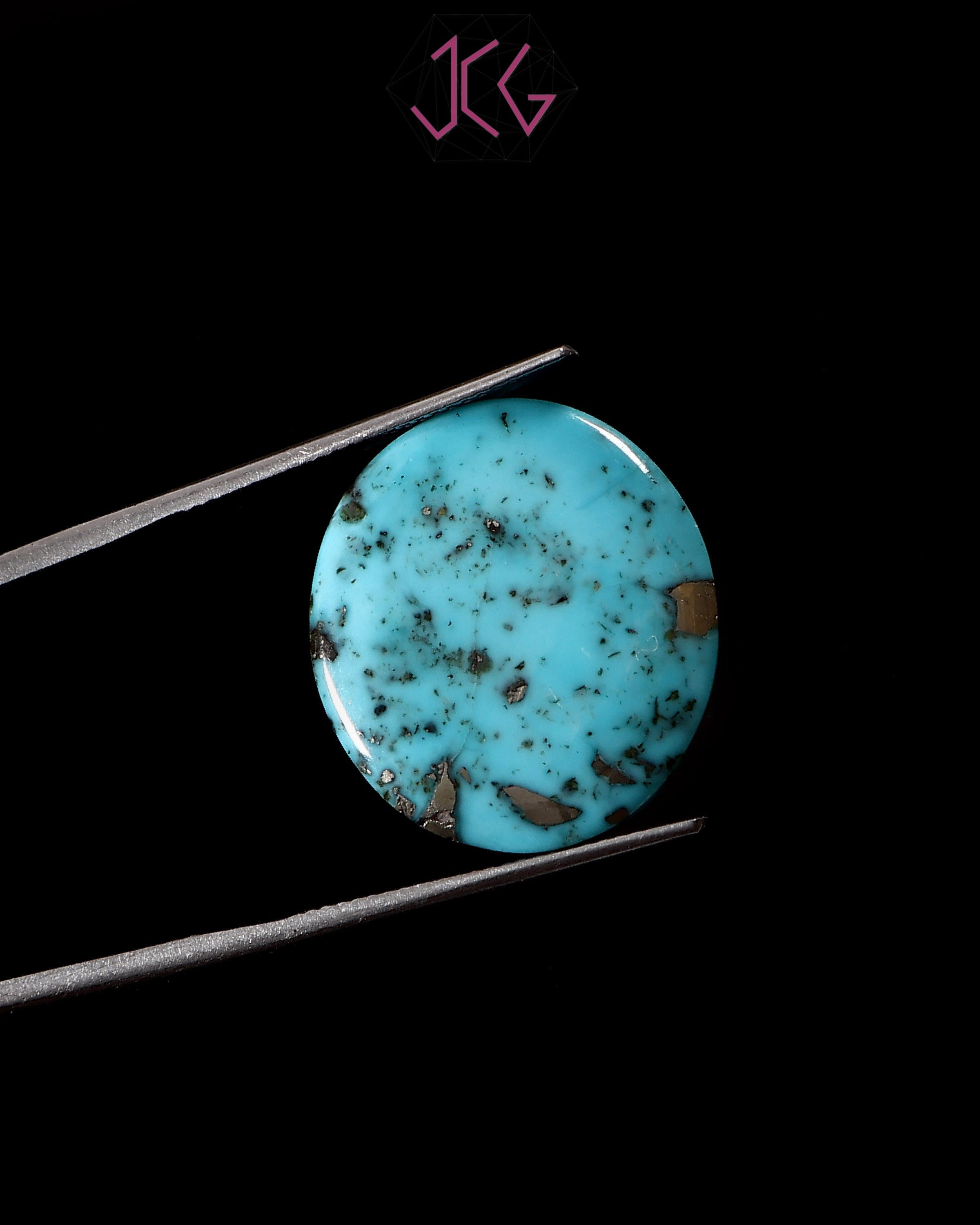 Natural Irani Turquoise (Nishapuri) Stone 24.65 Carat / 27.36 Ratti (With Certificate)