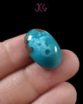 Natural Irani Turquoise (Nishapuri) Stone 16.70 Carat / 18.53 Ratti (With Certificate)