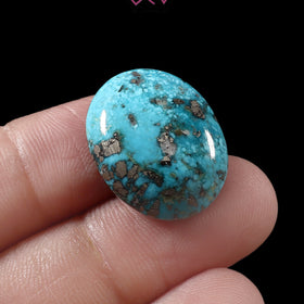 Natural Irani Turquoise (Nishapuri) Stone 28.05 Carat / 31.13 Ratti (With Certificate)