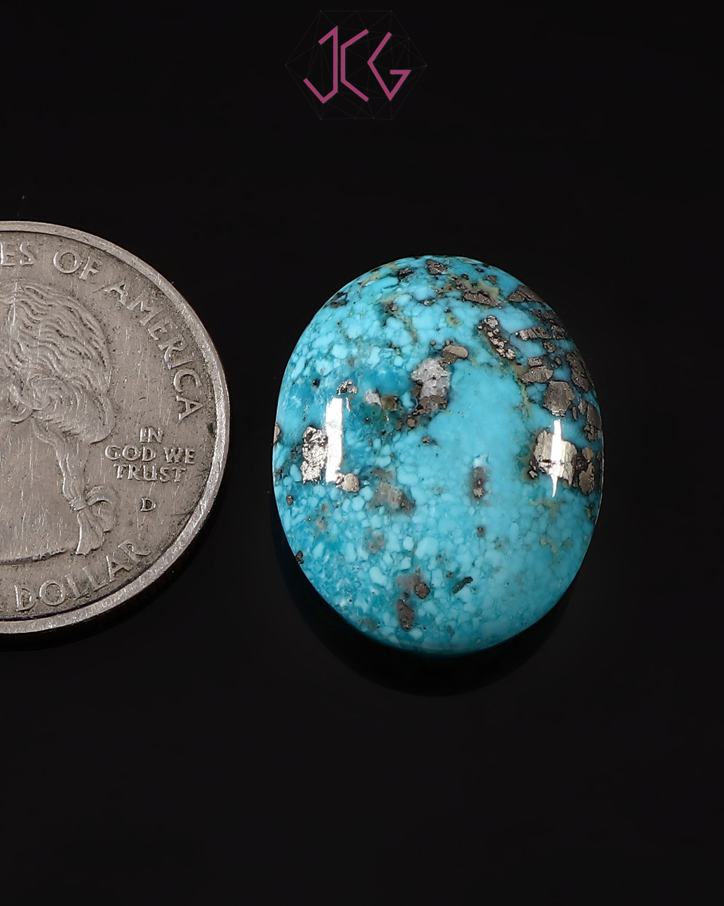Natural Irani Turquoise (Nishapuri) Stone 28.05 Carat / 31.13 Ratti (With Certificate)