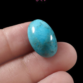 Natural Turquoise Firoza Gemstone 12.31 Carat / 13.66 Ratti (With Certificate)