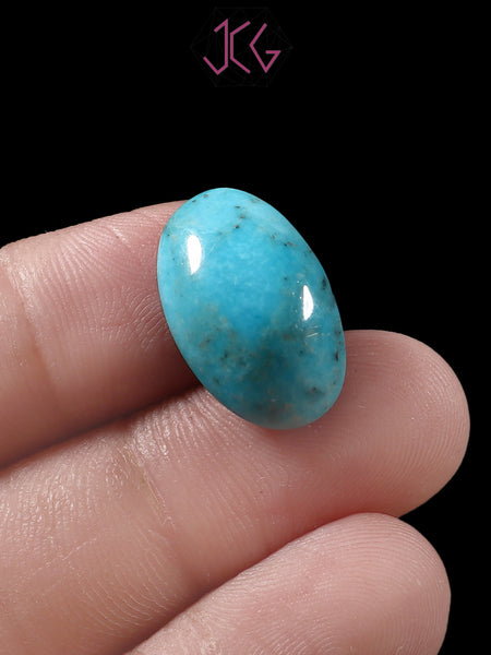 Natural Turquoise Firoza Gemstone 12.31 Carat / 13.66 Ratti (With Certificate)