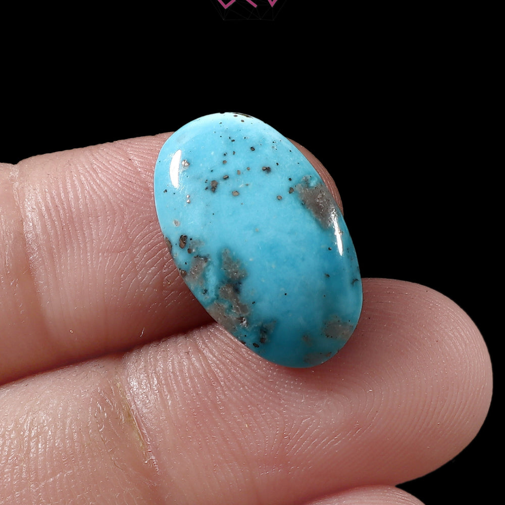 Natural Turquoise Firoza Gemstone 10.70 Carat / 11.88 Ratti (With Certificate)