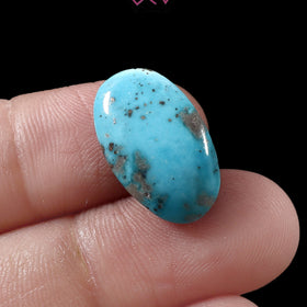 Natural Turquoise Firoza Gemstone 10.70 Carat / 11.88 Ratti (With Certificate)